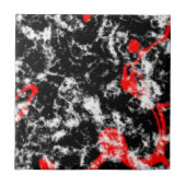 Rot-Schwarz-Weiß-Marmor Fliese (Vorderseite)