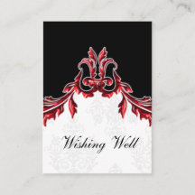Rot-Schwarz-Wunschkarten