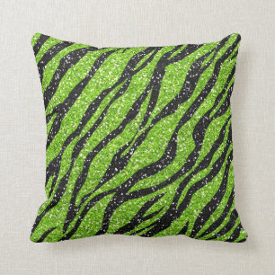 Rot-Schwarz-Zebra-Druckkopfkissen Kissen