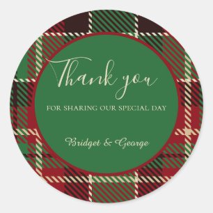 Rot-Schwarz-Zeltkrone Runder Aufkleber