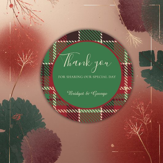 Rot-Schwarz-Zeltkrone Runder Aufkleber