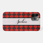 Rot-Schwarze Case-Mate iPhone-Hülle iPhone Hülle (Rückseite (Horizontal))