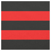 Rot/Schwarze Streifen Stoff (Nahaufnahme)