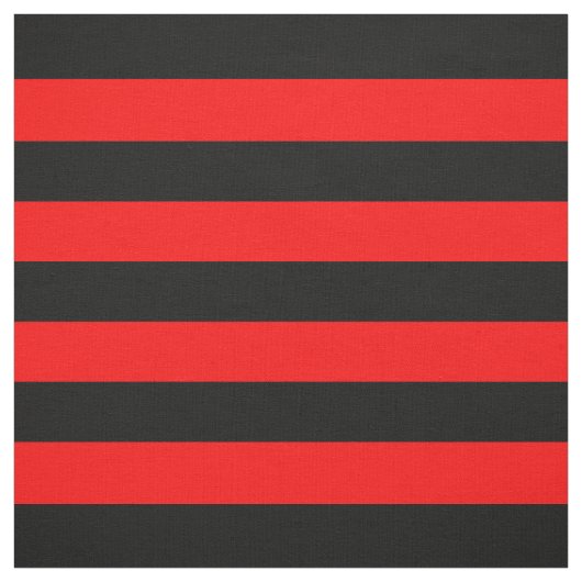 Rot/Schwarze Streifen Stoff (Muster)