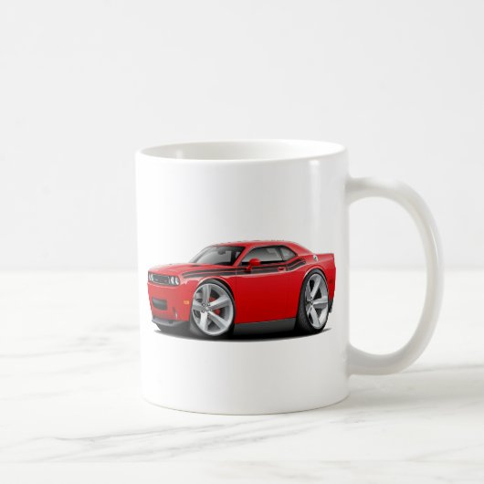 Rot-Schwarzes Auto 2009-11 Herausforderer Kaffeetasse (Rechts)