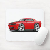 Rot-Schwarzes Auto des Herausforderer-SRT8 Mousepad (Mit Mouse)