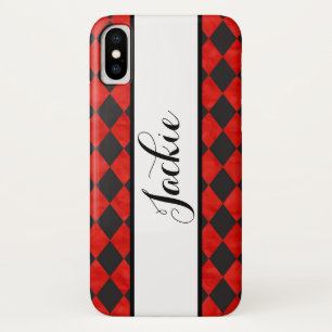 Rot-Schwarzes Case-Mate iPhone-Case iPhone Hülle