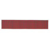 Rot-schwarzes Karomuster Mittelgroßer Tischläufer (Horizontal)