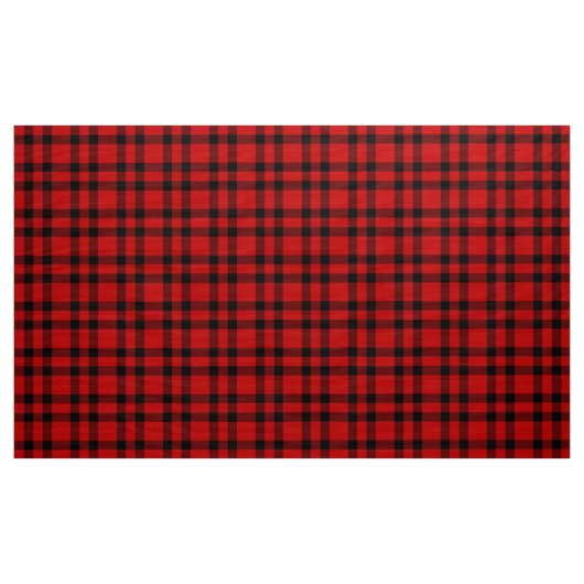 Rot-schwarzes Karomuster Stoff (Yard (91,4 cm))