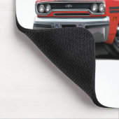 Rot-Schwarzes Spitzenauto 1970 Plymouths GTX Mousepad (Ecke)