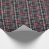 Rot, Schwarzweiss-kariertes Geschenkpapier (Ecke)