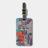 Rot segelt Royan Frankreich Gepäckanhänger (Vorderseite vertikal)