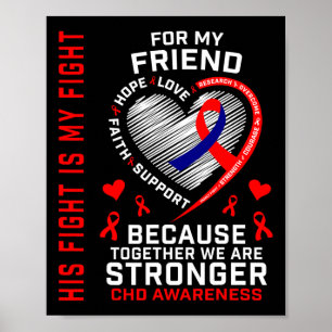 Rot sein Kampf ist mein Freund Kämpfe Kid Bewussts Poster