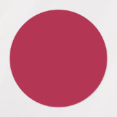 Rot (Solid Color) Etiketten (Design 2)