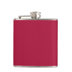 Rot (Solid Color) Flachmann