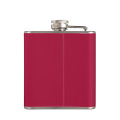 Rot (Solid Color) Flachmann (Rückseite)