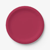 Rot (Solid Color) Pappteller (Vorderseite)