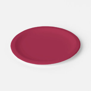Rot (Solid Color) Pappteller