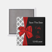 rot Speichern des Datums-Magneten Magnet (Vorderseite/Rückseite)