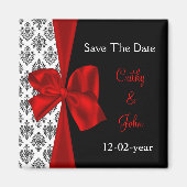 rot Speichern des Datums-Magneten Magnet (Vorne)