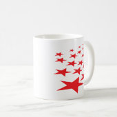 Rot spielt Teppich die Hauptrolle Kaffeetasse (VorderseiteRechts)