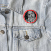 Rot sprenkelt Rahmen Button (Beispiel)