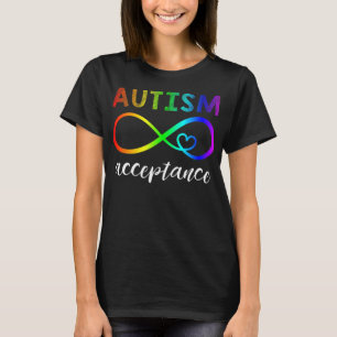 Rot statt Autismus Shirt Autismus Akzeptanz T - Sh
