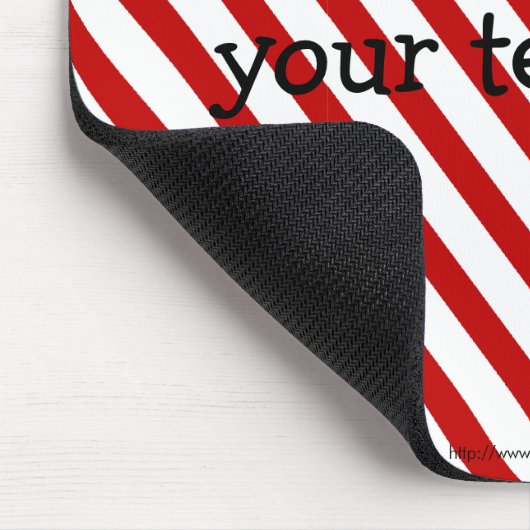 Rot Striped Mousepad (Ecke)
