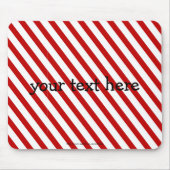 Rot Striped Mousepad (Vorne)