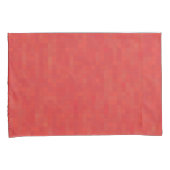 Rot subtil minimalistisches, elegantes modernes Mu Kissenbezug (Vorderseite-Rechts)