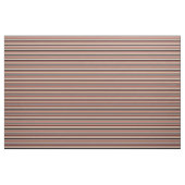 Rot, Tan, Weiß und schwarz gefärbte Linien Stoff (Yard (91,4 cm))