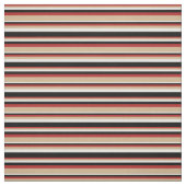 Rot, Tan, Weiß und schwarz gefärbte Linien Stoff (Muster)