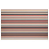 Rot, Tan, Weiß und schwarz gefärbte Linien Stoff (Fat Quarter (45,7 x 55,9 cm))