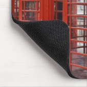 Rot telefoniert nahe Big Ben Mousepad (Ecke)
