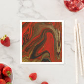 Rot-Tinte-Papierplatte Serviette (Beispiel)