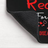 Rot tragen für Herzerkrankungen Mousepad (Ecke)