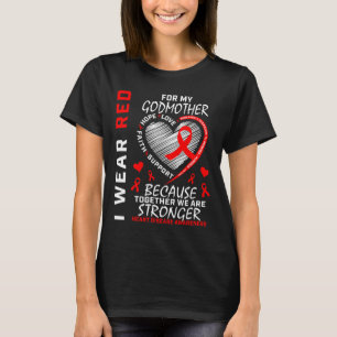 Rot tragen für meine Mutter Herzkrankheit Bewussts T-Shirt