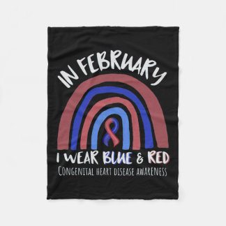 Rot tragen im Februar Herzerkrankungen Bewusstsein Fleecedecke