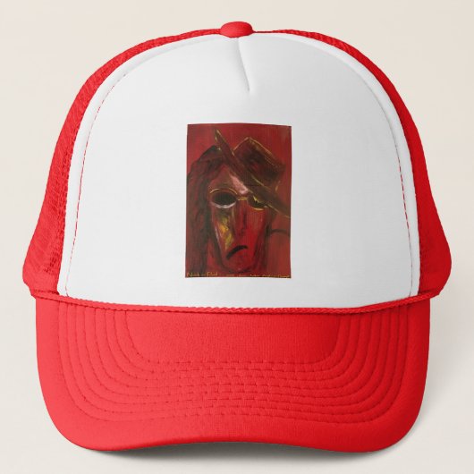 rot truckerkappe (Vorderseite)