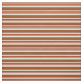 Rot, Türkis und Braun Stoff (Muster)