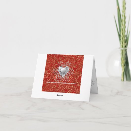 Rot u. feiertagskarte (Rückseite)