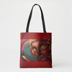 Rot u. Gold Buddha Tasche