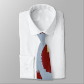 Rot u. Goldabstrakte Krawatte (Gebunden)