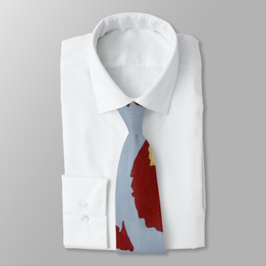 Rot u. Goldabstrakte Krawatte (Gebunden)