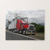 Rot u. Rollin Peterbilt Puzzlespiel Puzzle (Horizontal)