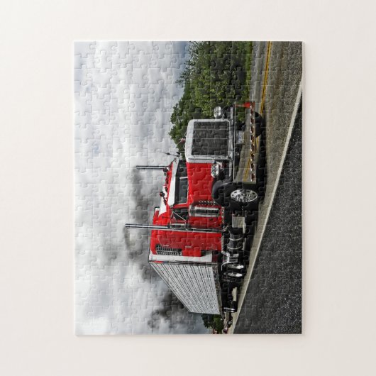 Rot u. Rollin Peterbilt Puzzlespiel Puzzle (Vertikal)