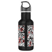 Rot überall edelstahlflasche (Rückseite)