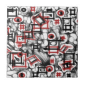 Rot überall fliese (Vorderseite)