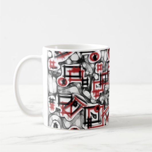 Rot überall kaffeetasse (Links)