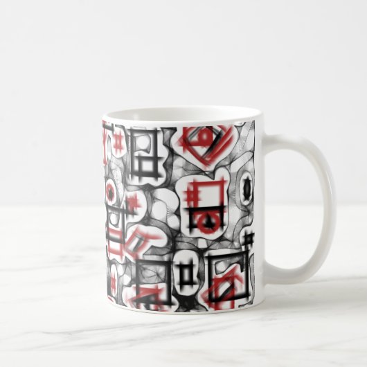 Rot überall kaffeetasse (Rechts)
